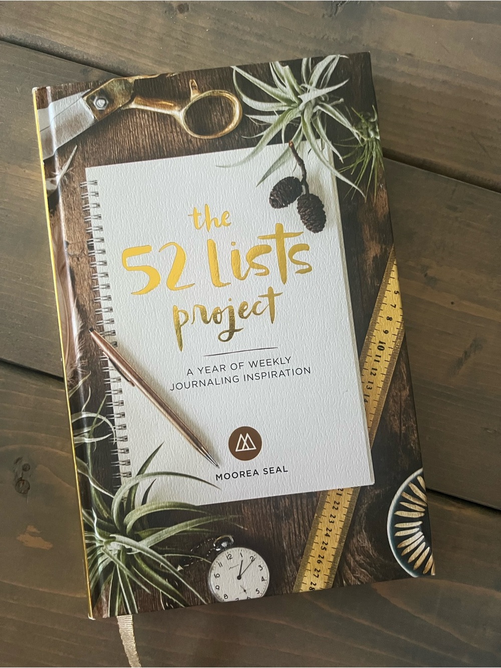 The 52 Lists Project - White & Gold Journal